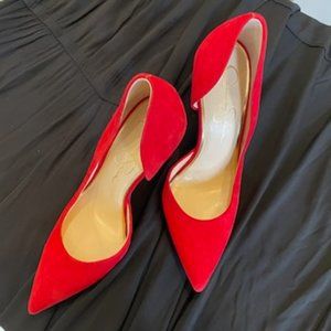 Stunning Red Jessica Simpson Heel Pump - 7.5
